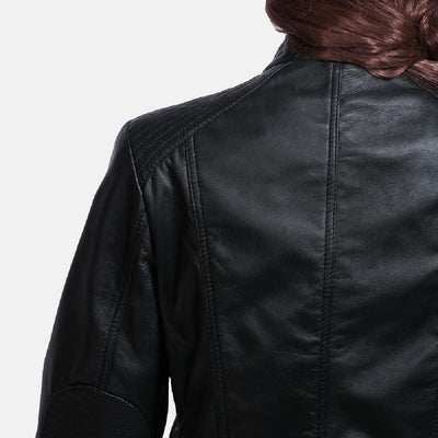Strada Black Leather Jacket